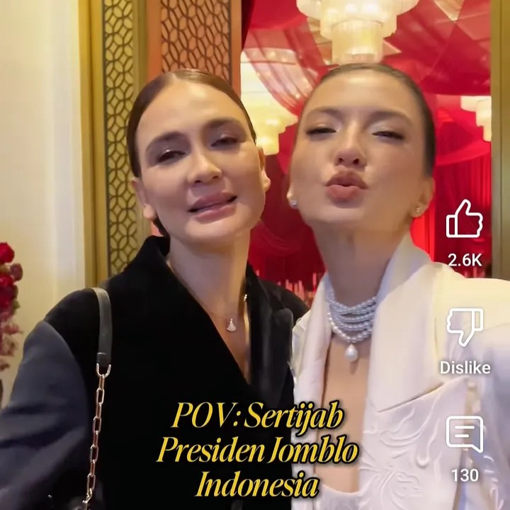 Dinobatkan sebagai "presiden jomblo" baru, intip 11 potret kedekatan Raline Shah dengan Luna Maya