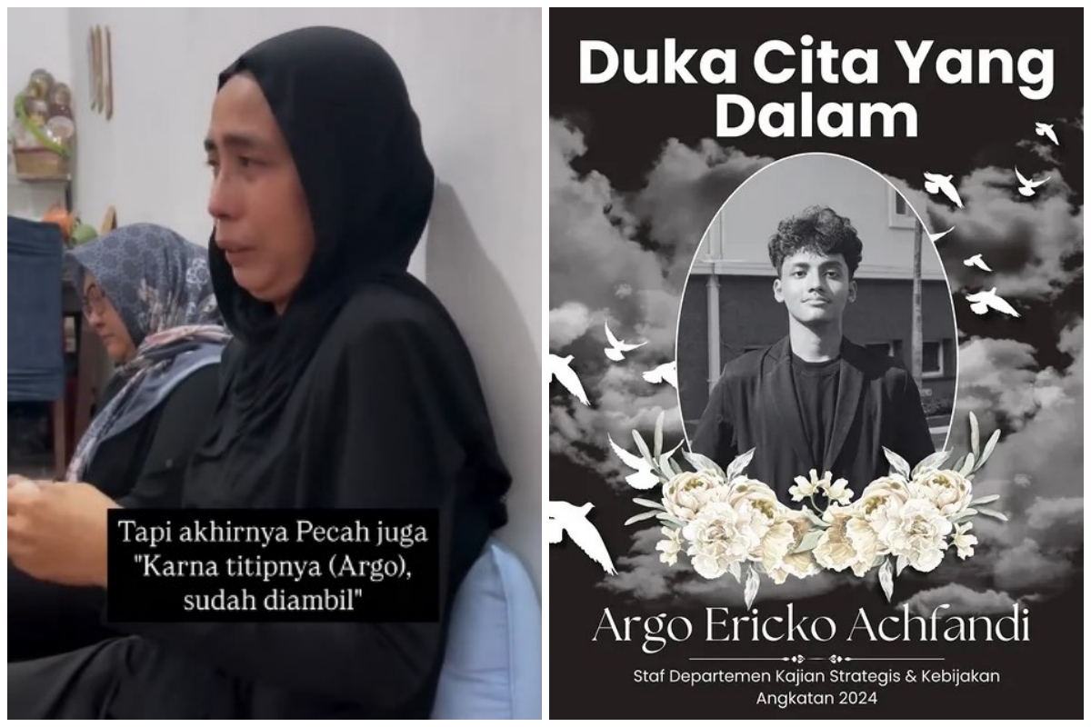 Curhat ibunda Argo mahasiswa UGM yang tewas ditabrak mobil BMW, berusaha terima takdir meski berat