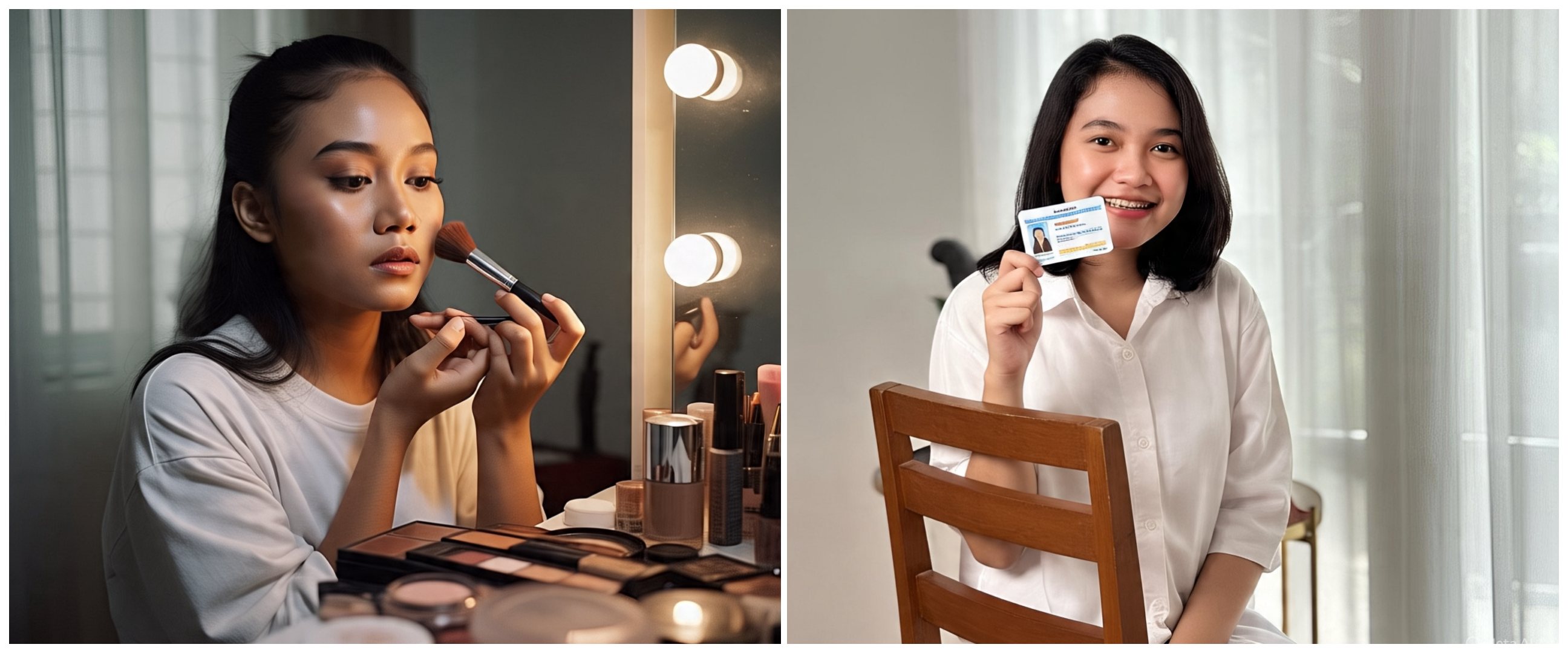 7 Tips makeup anti gagal untuk foto KTP, dijamin glowing permanen