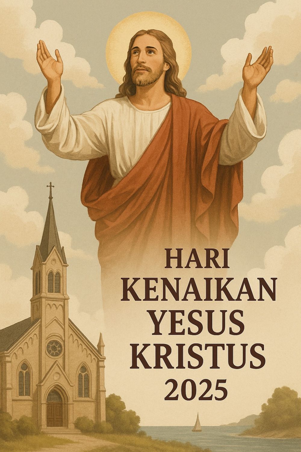 50 Ucapan Hari Kenaikan Yesus Kristus 2025, penuh makna dan damai di hati