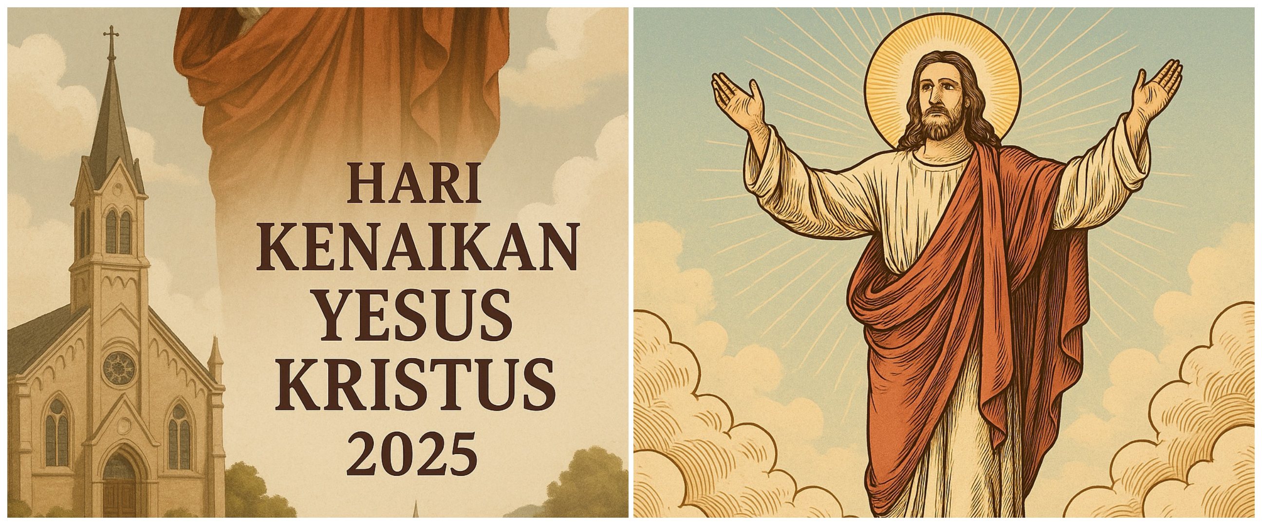 50 Ucapan Hari Kenaikan Yesus Kristus 2025, penuh makna dan damai di hati