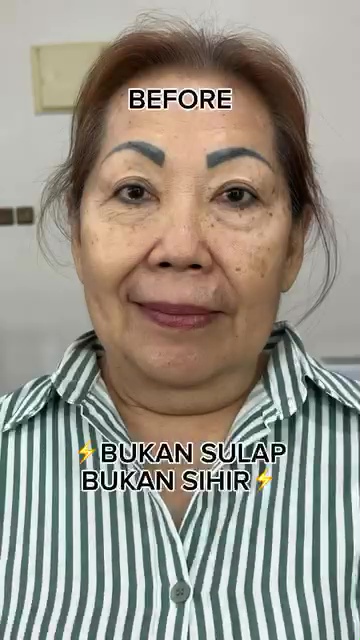 Flek hitam auto tersamarkan, transformasi ibu-ibu dirias pink fresh ini hasilnya bikin melongo