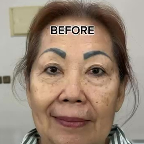 Flek hitam auto tersamarkan, transformasi ibu-ibu dirias pink fresh ini hasilnya bikin melongo