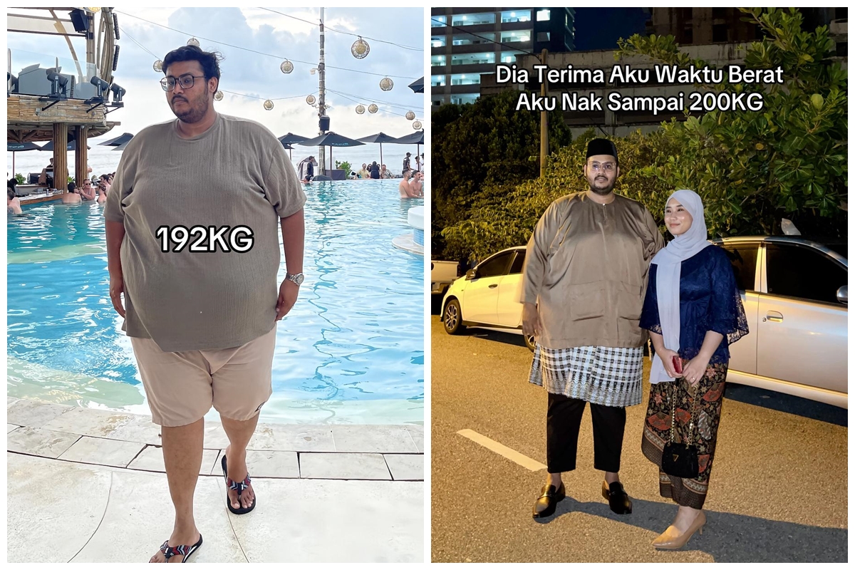 Kisah pria berat nyaris 200 kg rela diet jadi kurus untuk menikah, bukti cinta bisa mengubah seseorang
