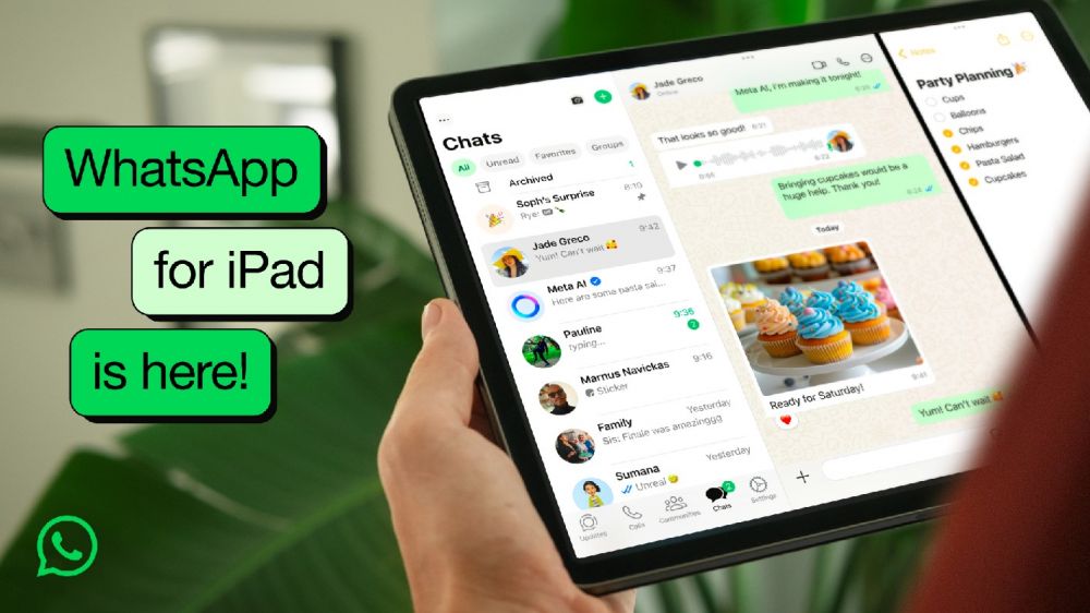 Akhirnya penantian selesai setelah 15 tahun, WhatsApp resmi mendarat di iPad