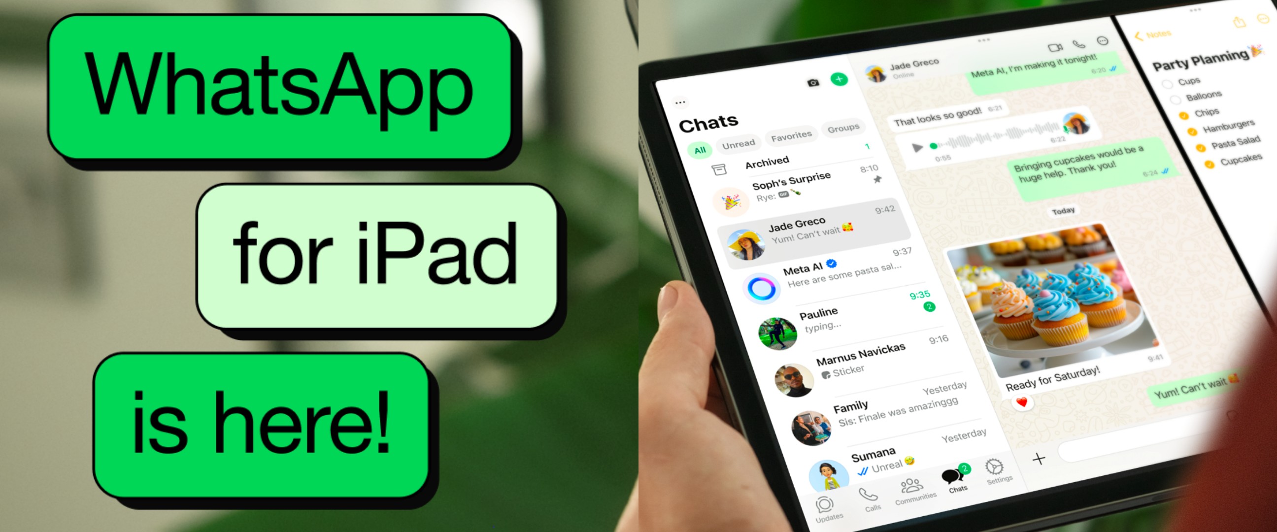 Akhirnya penantian selesai setelah 15 tahun, WhatsApp resmi mendarat di iPad