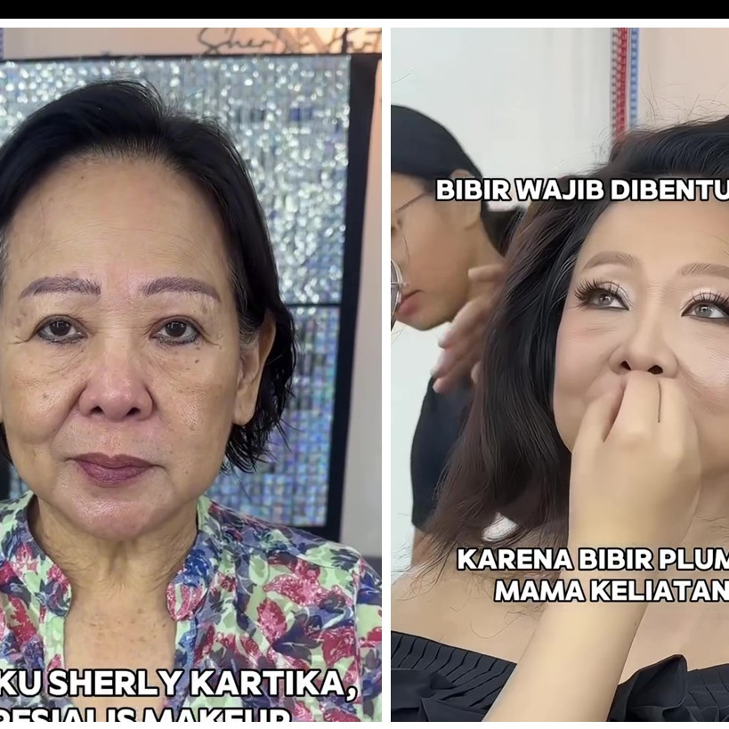 Auto 20 tahun lebih muda, transformasi tante-tante dirias soft glam ini pancarkan aura elegan