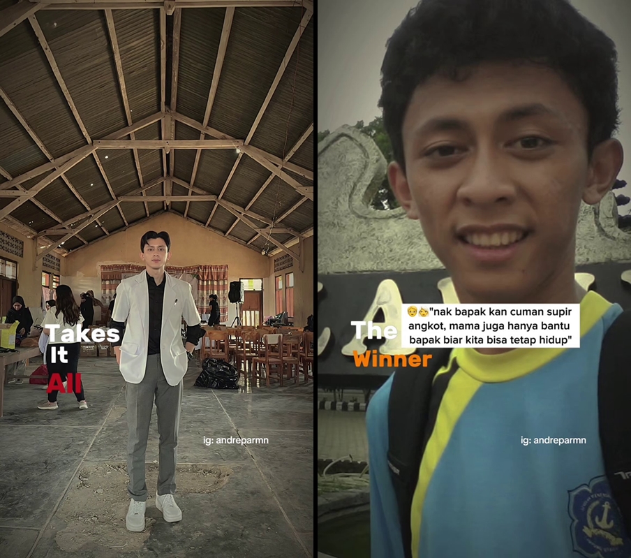 Ikut tren 'winner takes it all', pria ini buktikan bisa kuliah kedokteran meski ayahnya sopir angkot