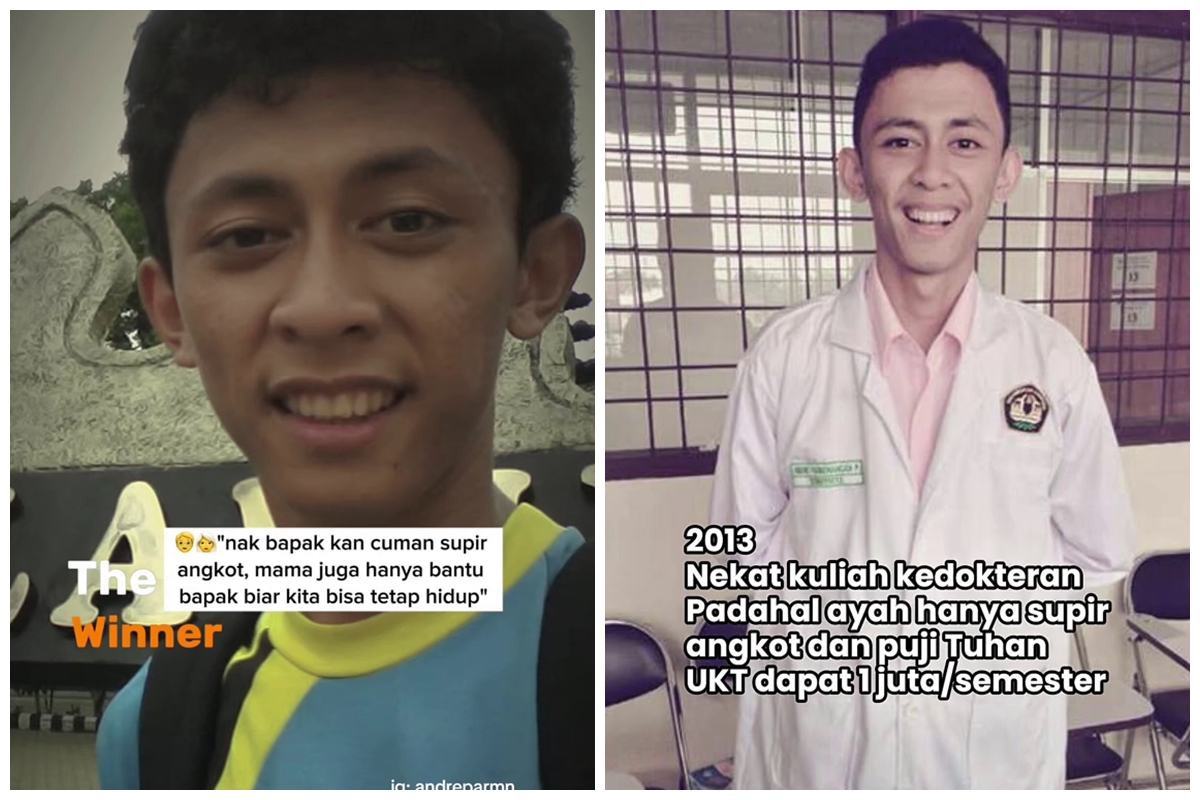 Ikut tren 'winner takes it all', pria ini buktikan bisa kuliah kedokteran meski ayahnya sopir angkot