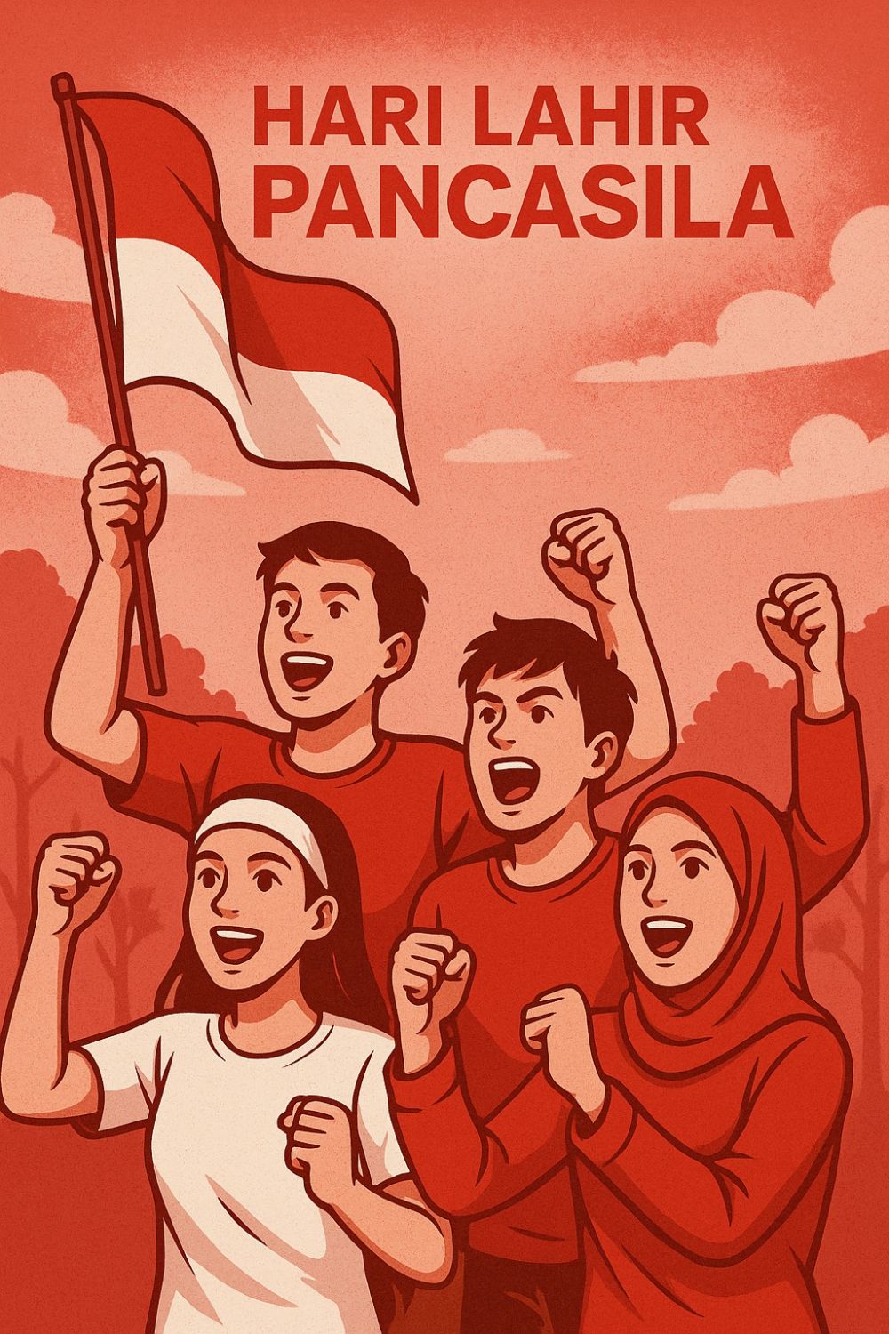 Ucapan selamat Hari Lahir Pancasila 1 Juni 2025, bijak, nasionalis, penuh makna