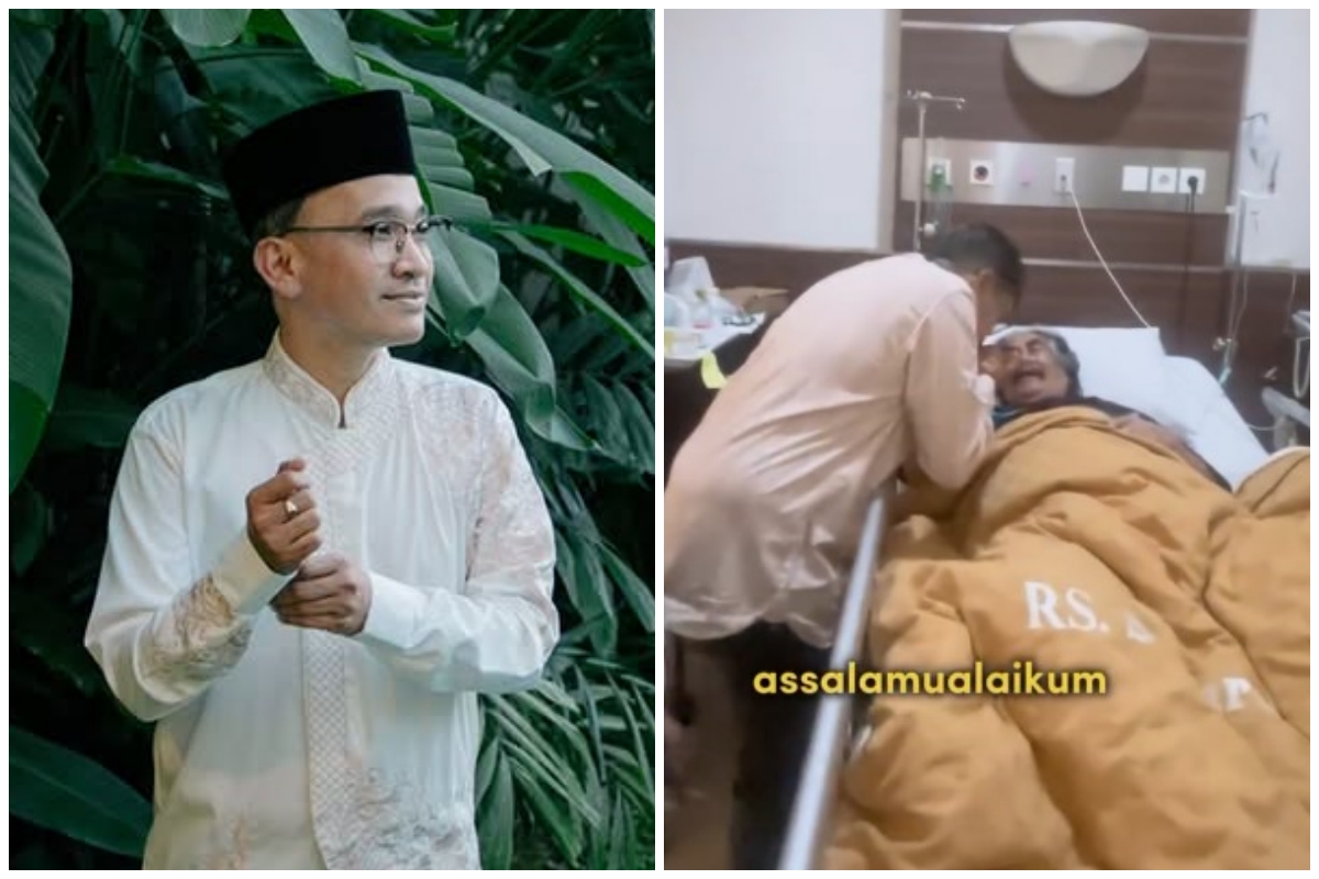 Bergelut dengan penyakit kini dirawat di rumah sakit, 7 potret Jaja Miharja nangis dijenguk Ruben Onsu