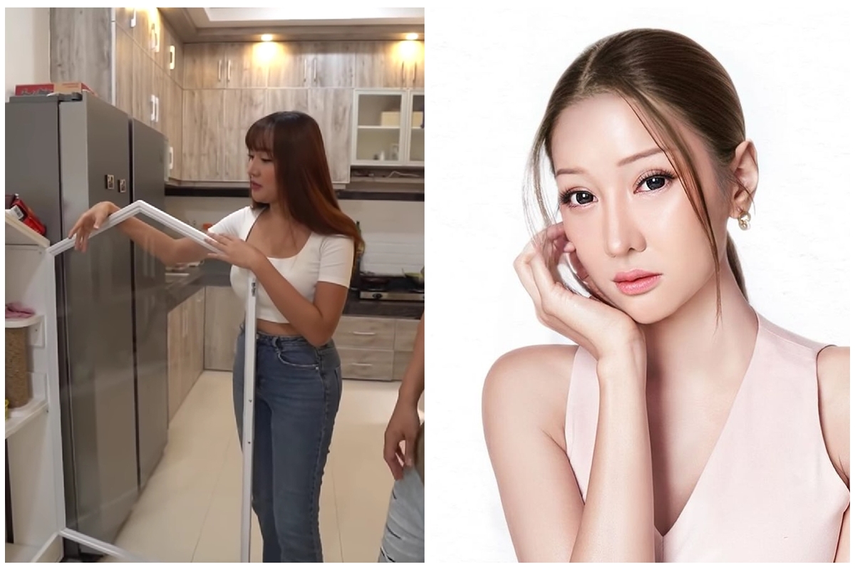 Mampu beli rumah Rp5 miliar secara cash, 7 cara Lucinta Luna menata dapur segaris dengan pintu masuk