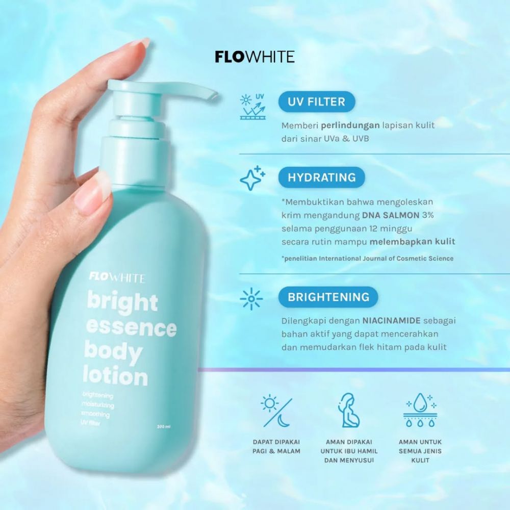 7 Body lotion pemutih terbaik 2025, kulit cerah dan wangi seharian