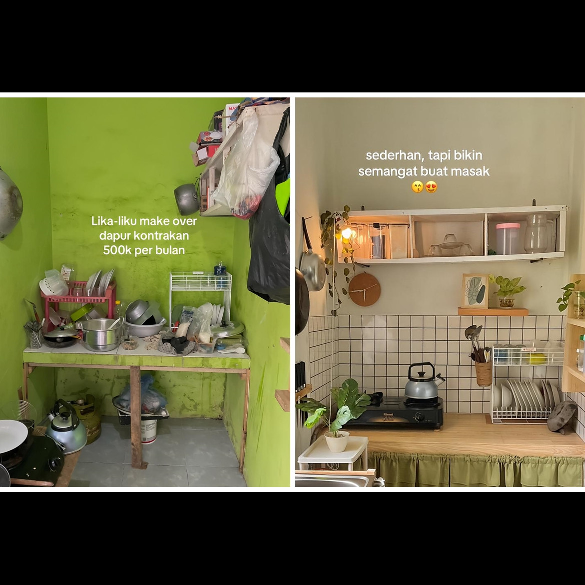 Mungil tapi fungsional, 7 cara menata dapur kontrakan ini hasilnya tak kalah dari rumah subsidi