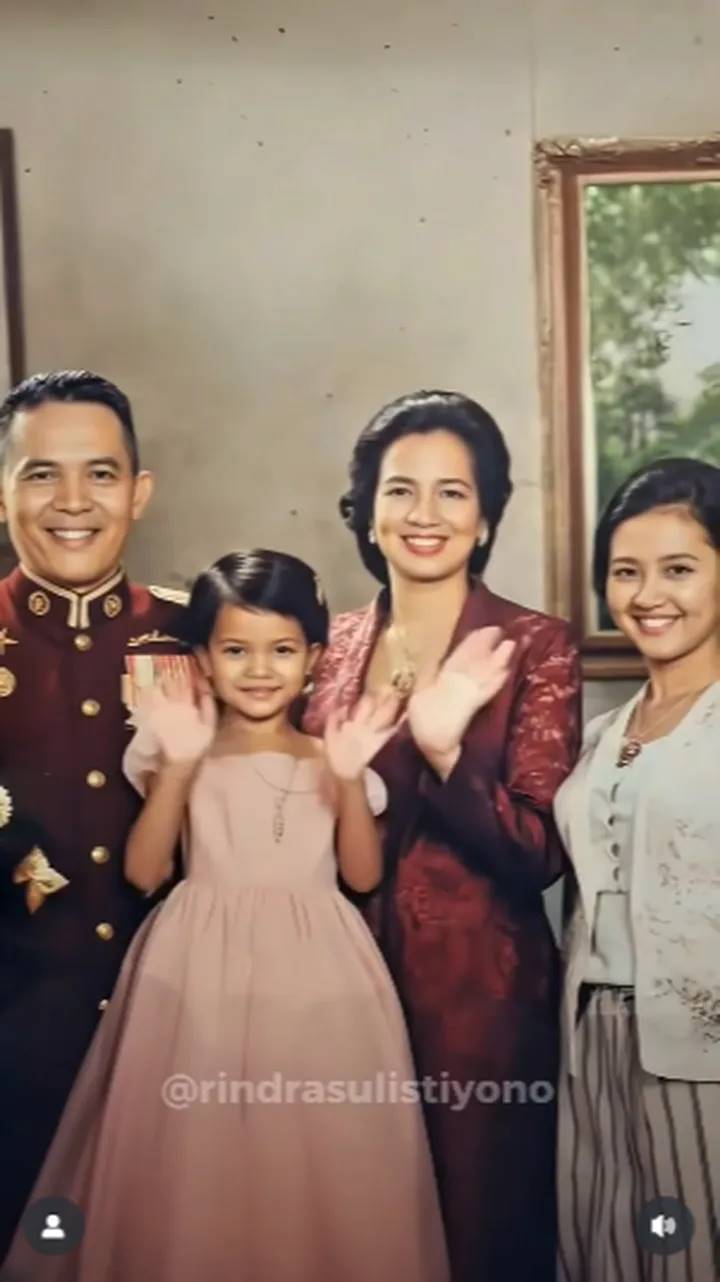 Potret mendiang Ade Irma Nasution 'dihidupkan kembali' oleh AI, wajah senyumnya bikin warganet haru