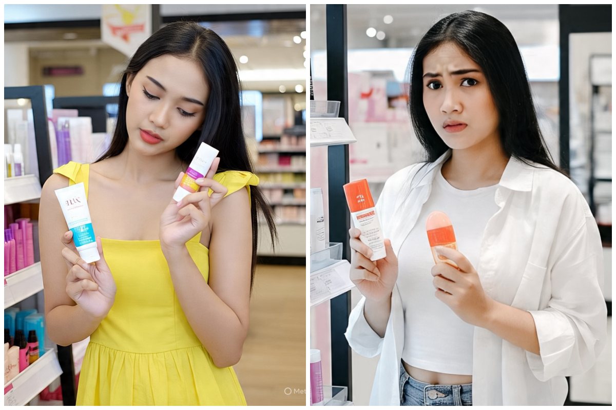 Beda sunscreen chemical dan physical, mana yang lebih aman untuk makeup harian?