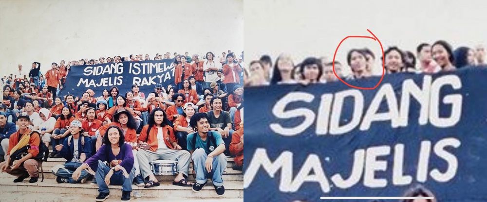 Momen Desta ikut demo 1998 curi perhatian, intip potret lawas 9 presenter pria saat kuliah