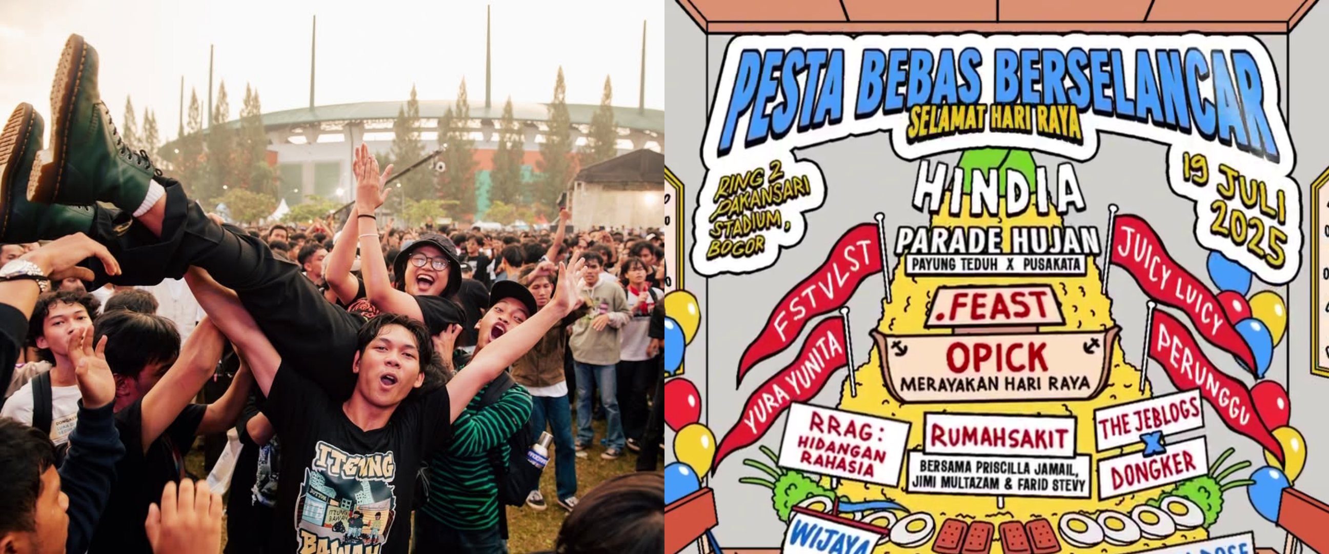 Pesta Bebas Berselancar 2025 gandeng 17 line-up ternama, siapa saja mereka?