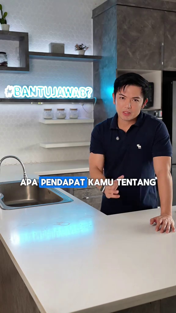 Dulu artis FTV kini jadi pastry chef, ini 7 cara Nicky Tirta menata dapurnya tetap clean dan minimalis