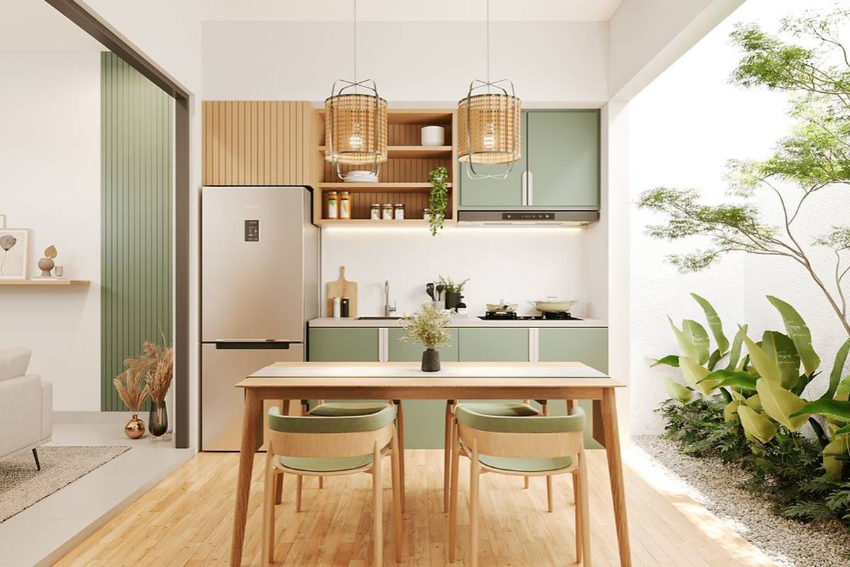 5 Inspirasi desain dapur terbuka ke taman yang bikin masak makin adem dan instagramable