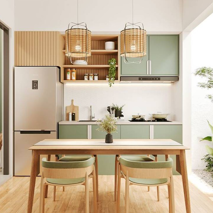 5 Inspirasi desain dapur terbuka ke taman yang bikin masak makin adem dan instagramable