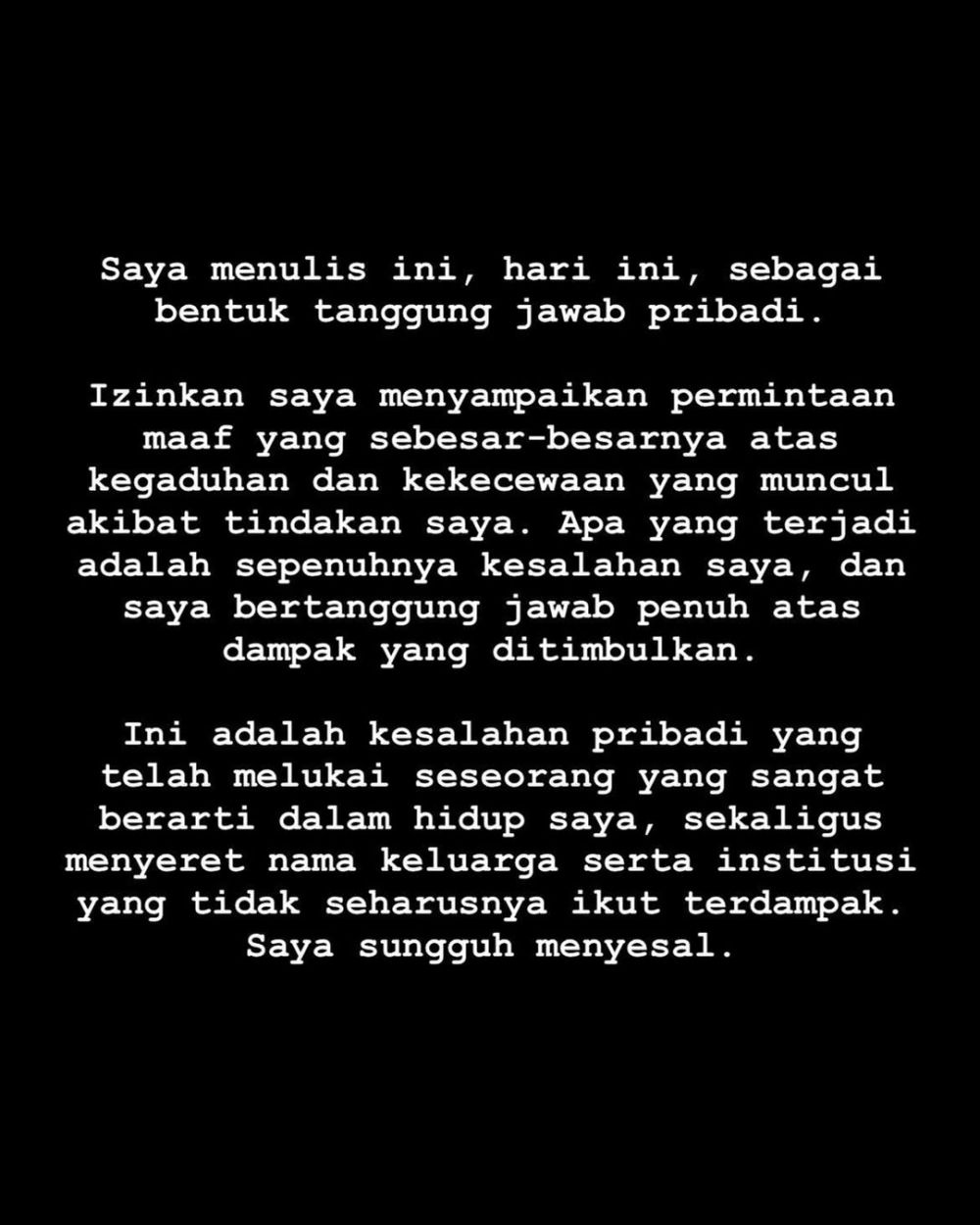 Arief Meivio adik Abel Cantika muncul, ungkap penyesalan atas perselingkuhannya dari Audinna