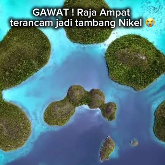 8 Potret before-after Raja Ampat usai jadi tambang nikel beroperasi, hutan mulai gundul