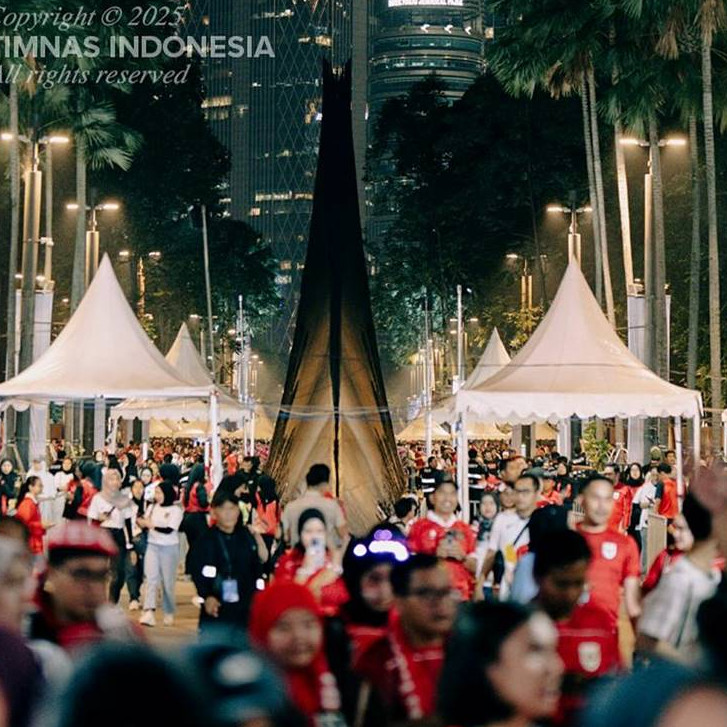 Jelang laga melawan China, suporter Timnas Indonesia dukung Palestina sebagai aksi solidaritas