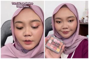 Trik pakai eyeshadow tanpa brush agar hasilnya auto rapi dan nggak bikin blok, cuma pakai 1 alat ini
