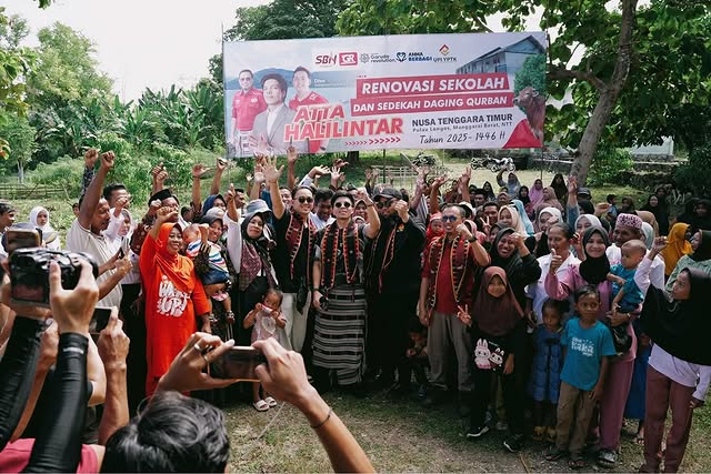 Rayakan Idul Adha dengan berbagi keberkahan, ini 9 momen haru Atta Halilintar berkurban di NTT