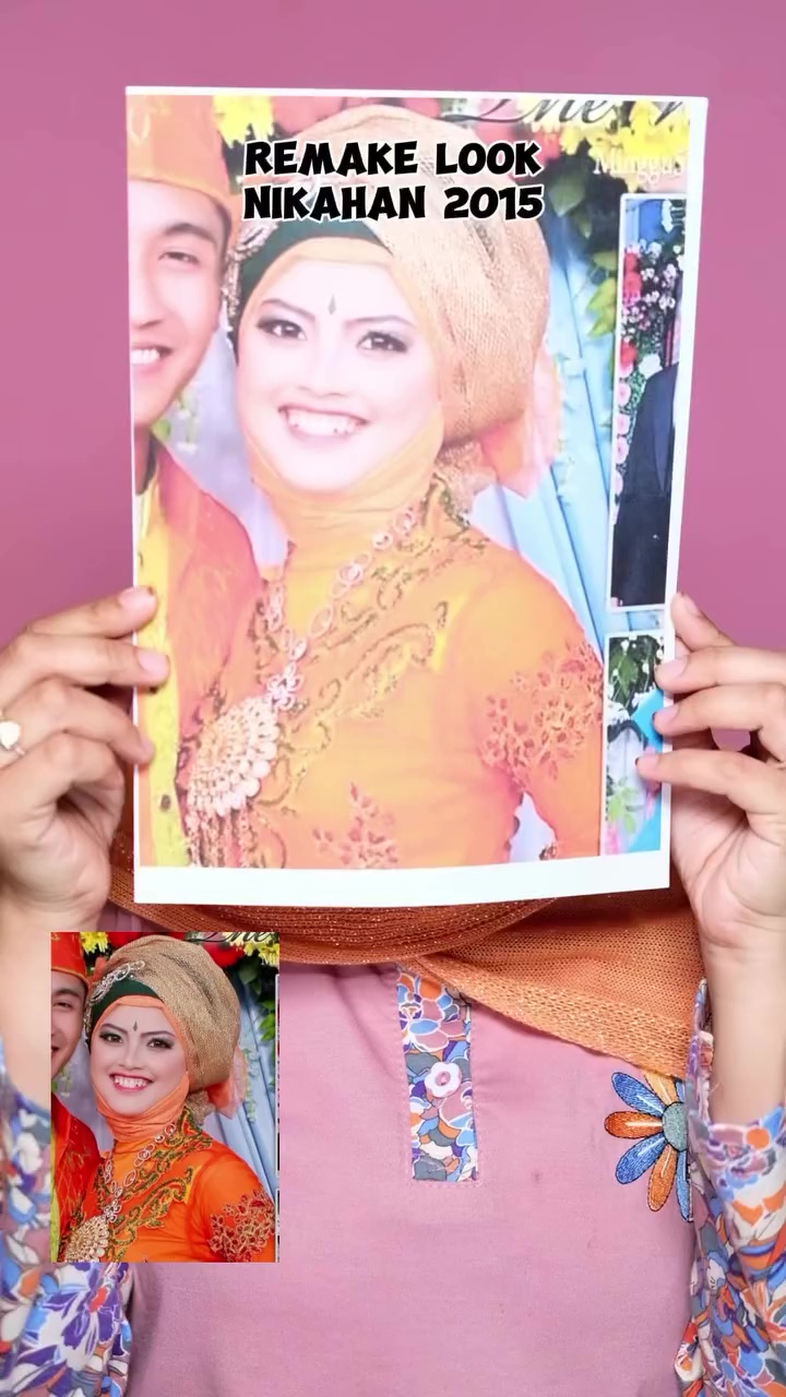 Cewek ini remake riasan ala 2015 dengan sentuhan modern look, transformasi makeup-nya bikin takjub