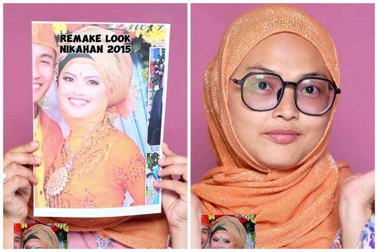 Cewek ini remake riasan ala 2015 dengan sentuhan modern look ...