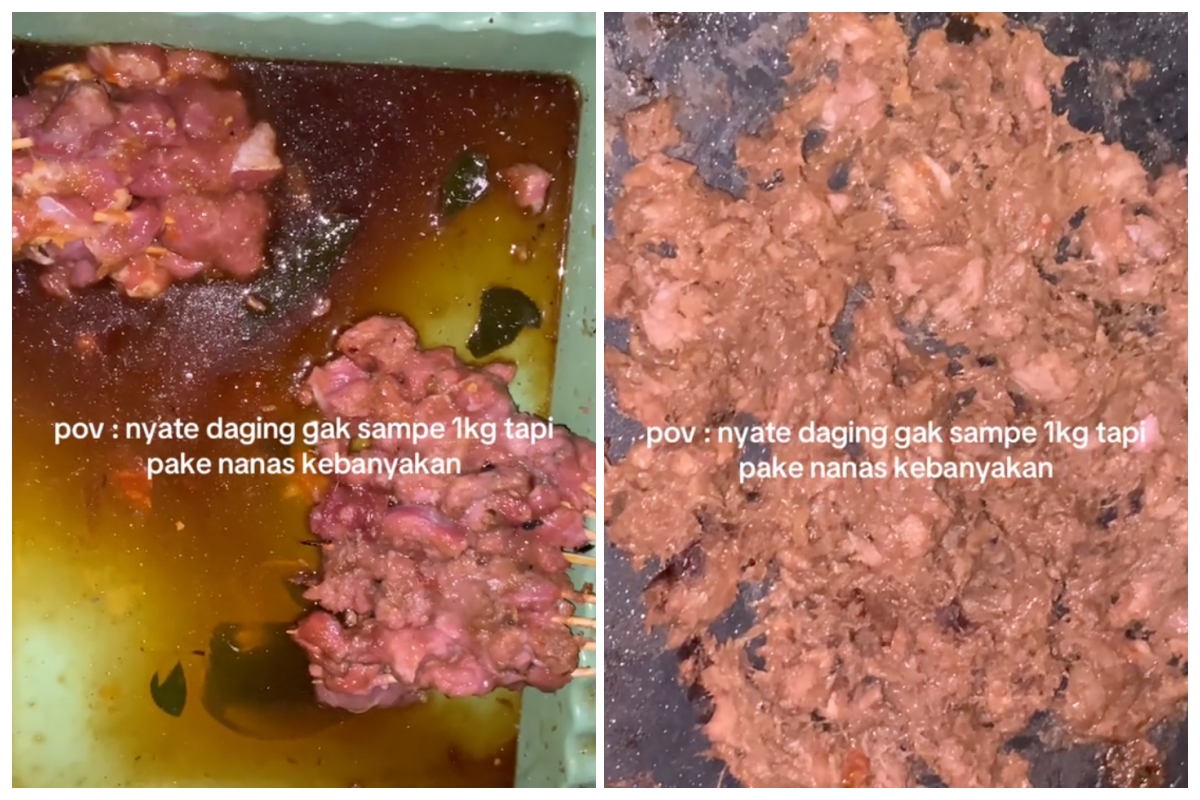 Pakai nanas buat mengempukkan daging kurban? Jangan salah langkah sampai hancur, ini cara tepatnya