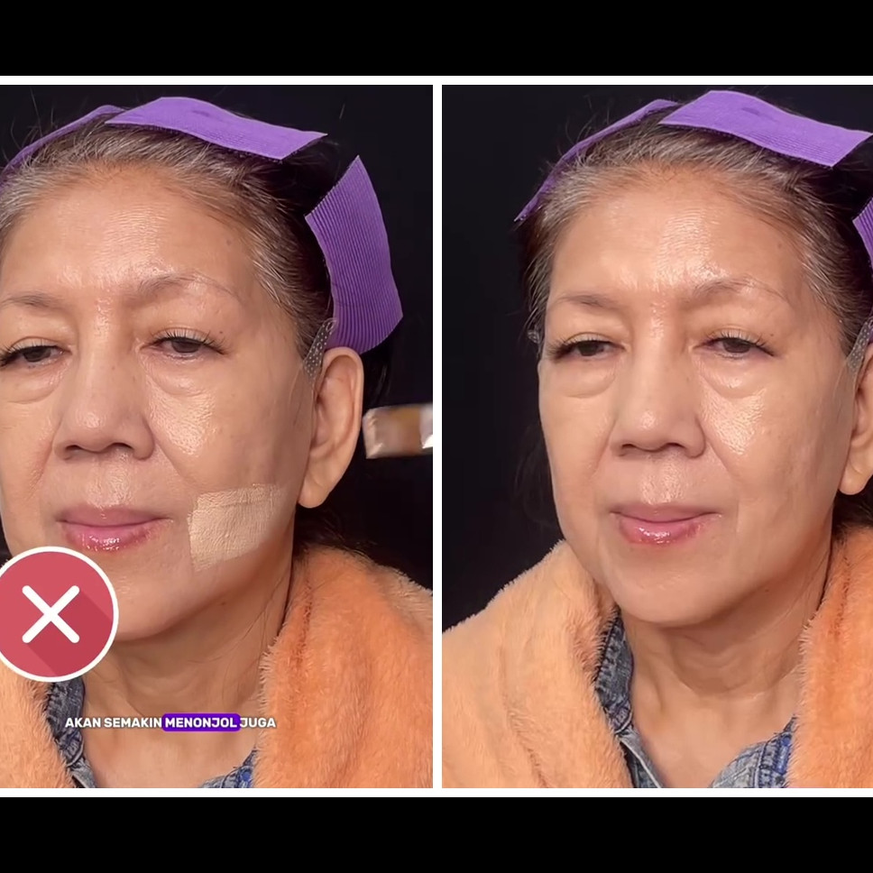 Jangan asal, cara pakai foundation ini bantu samarkan kerutan secara maksimal agar makeup lebih halus