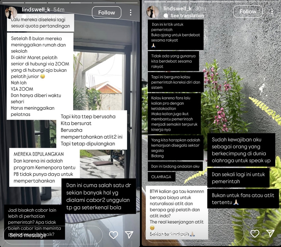 Prabowo hadiahi Timnas Indonesia jam Rolex, Lindswell Kwok 'ratu wushu' curhat kesenjangan apresiasi