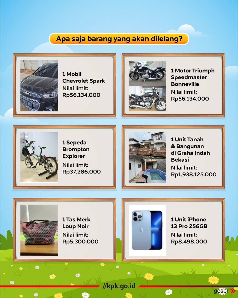 Cara ikut lelang barang sitaan KPK 2025, syarat, jadwal, dan tips menang
