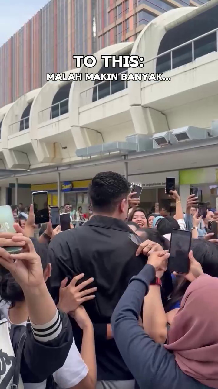 9 Potret riuh Verrell Bramasta saat liburan di Singapura dikerumuni fans, tiba-tiba dicium emak-emak