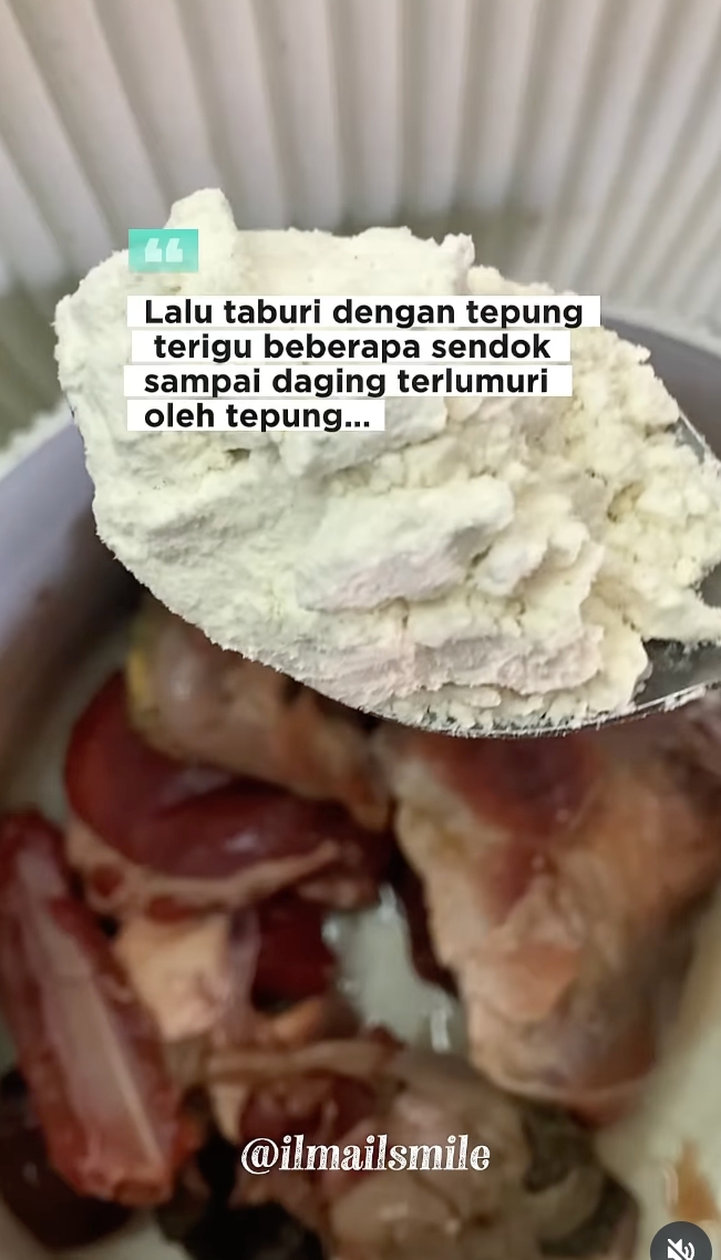 Masih banyak daging kurban? Gini cara simple biar nggak bau prengus lagi, cuma pakai tepung
