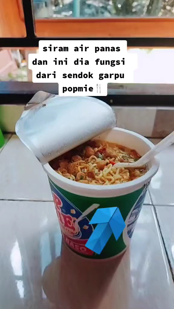 Fungsi lain garpu Pop Mie ini bikin mi cepat matang, tak banyak yang tahu ternyata buat takjub