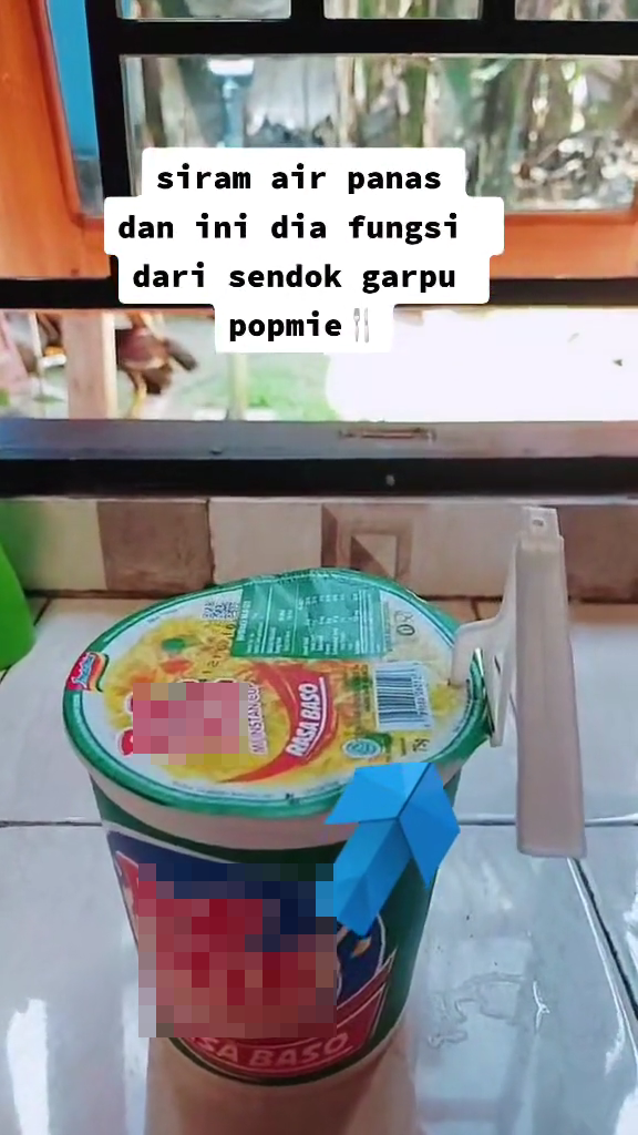 Fungsi lain garpu Pop Mie ini bikin mi cepat matang, tak banyak yang tahu ternyata buat takjub