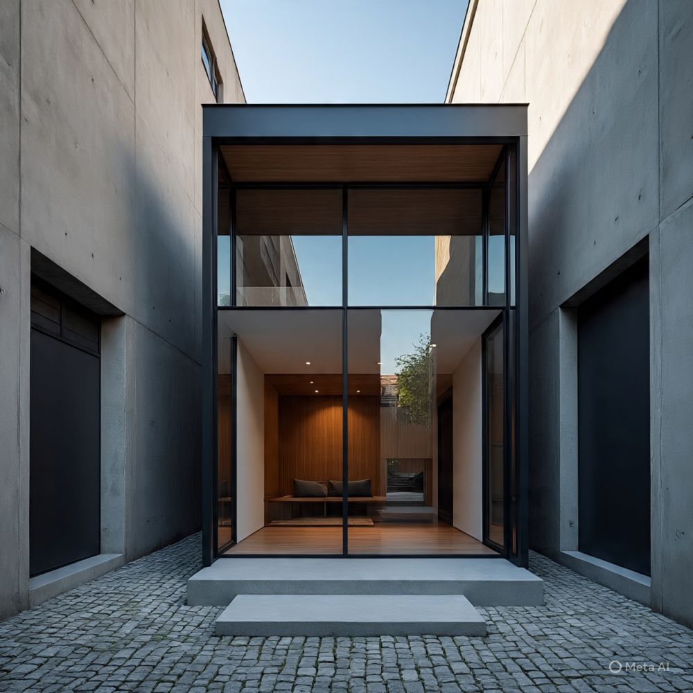 Nggak perlu minder, 6 desain rumah konsep minimalis di dalam gang ini bikin hunian kece meski nyempil