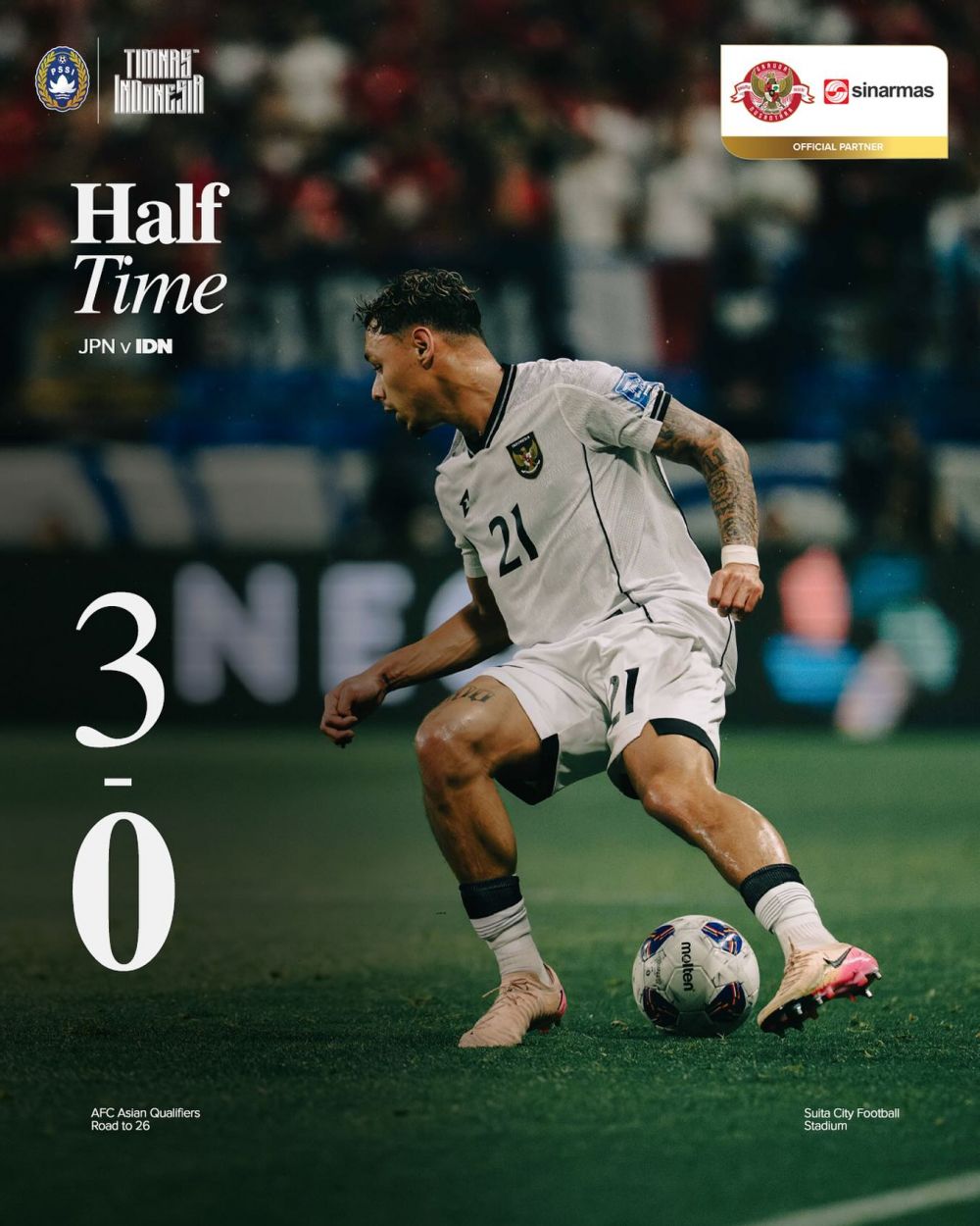 Timnas Indonesia kalah telak di kandang Jepang, Emil Audero kebobolan 6 gol di laga tandang