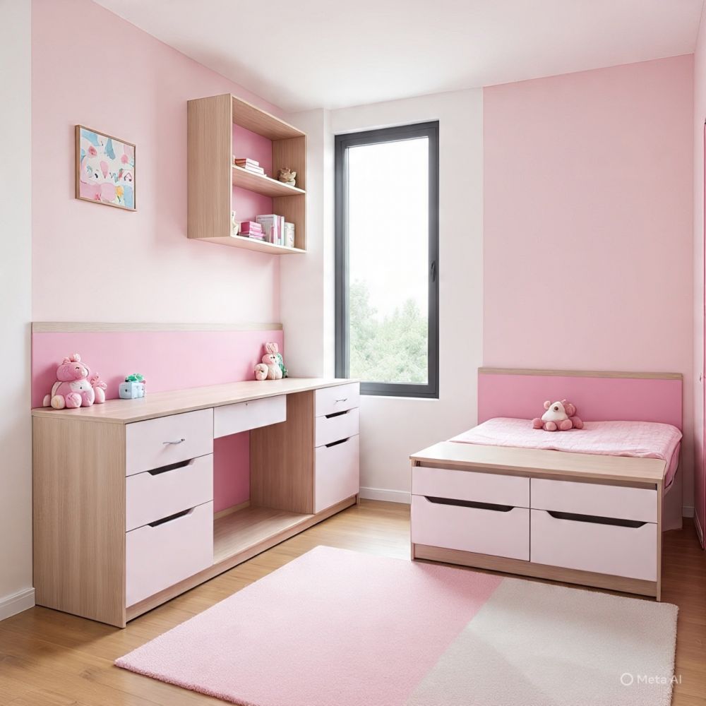 7 desain kamar anak perempuan minimalis yang tak cuma nyaman & estetik, tapi juga bikin betah belajar
