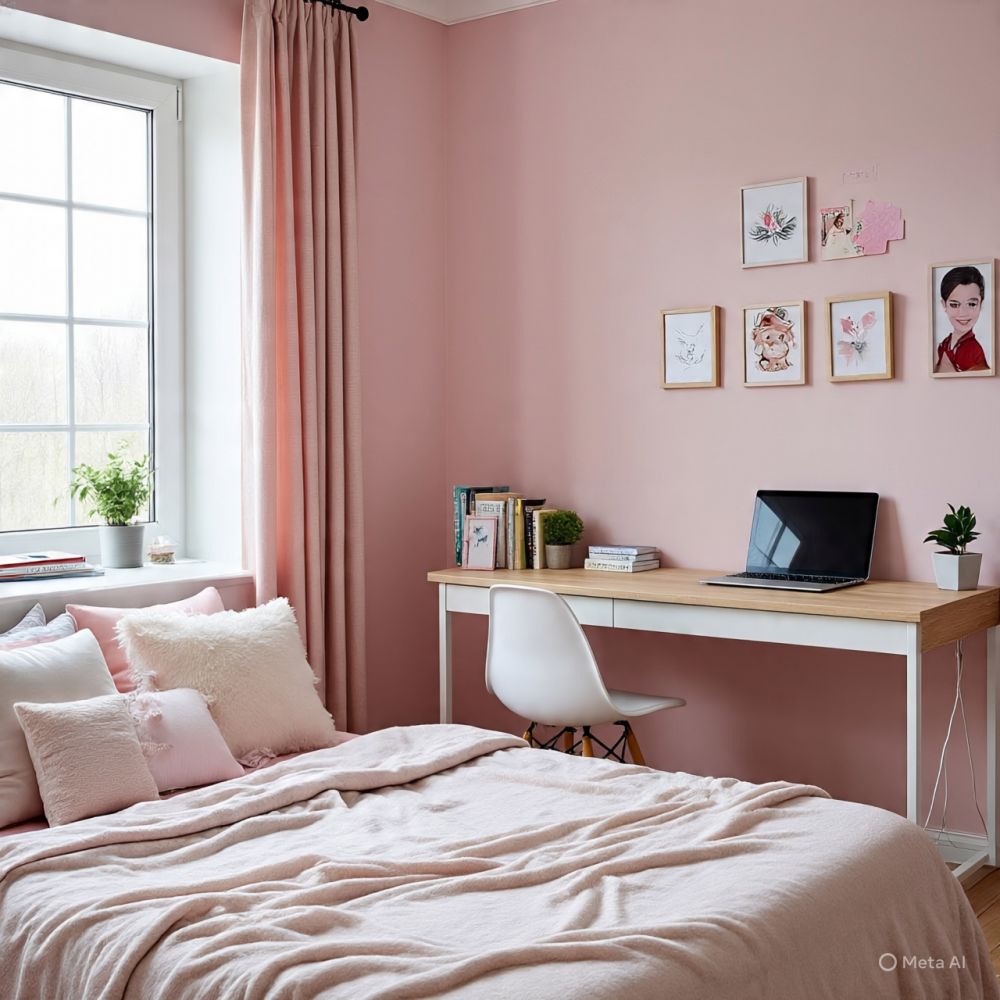 7 desain kamar anak perempuan minimalis yang tak cuma nyaman & estetik, tapi juga bikin betah belajar