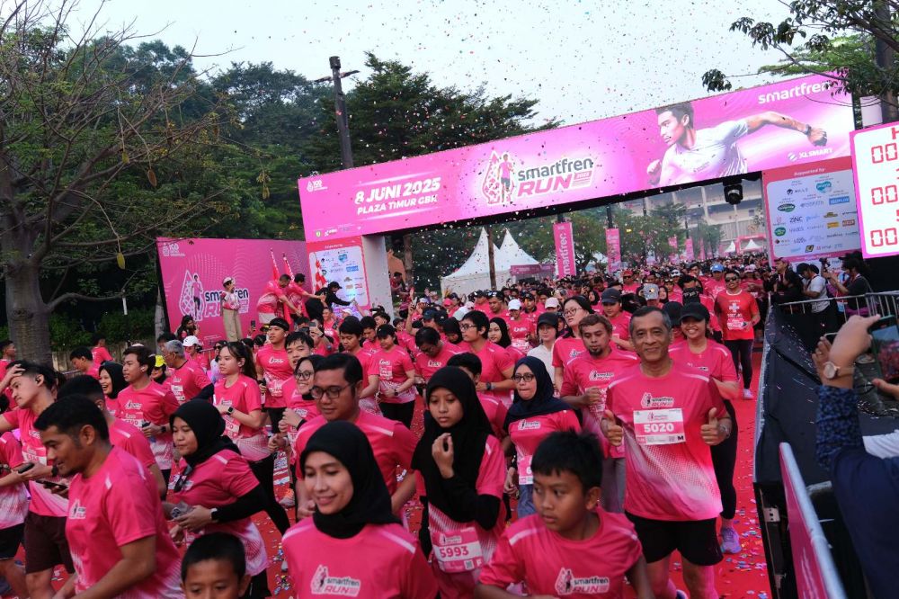 5.000 Pelari ramaikan Smartfren Run 2025, pecahkan rekor partisipasi tahun lalu