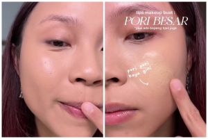 Tak perlu primer, ini cara ngeblur pori-pori dan bopeng saat makeup agar tertutup maksimal