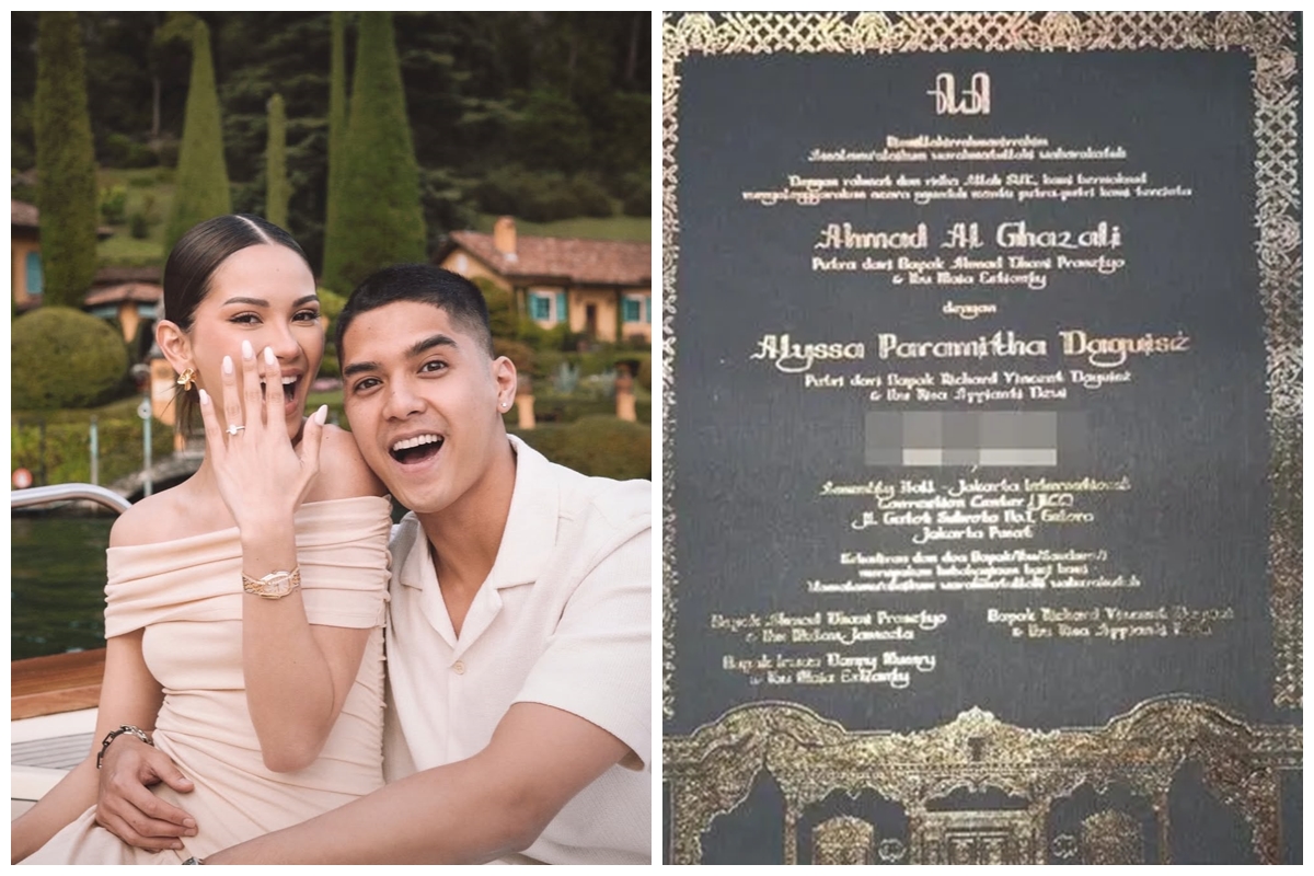 Undangan pernikahan Al Ghazali dan Alyssa Daguise tersebar, nama Mulan Jameela tercantum jadi sorotan