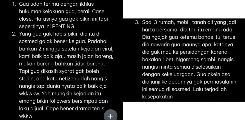 Masih ribut meski sudah resmi cerai dari Riyuka Bunga, Heri Horeh ngaku capek difitnah dan dicaci maki