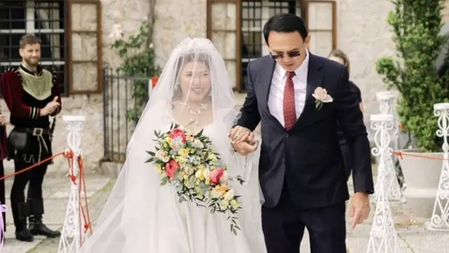 Adik Ahok menikah di Slovenia, perjalan cinta Fifi Lety temukan cinta dari teman kuliah 35 tahun lalu