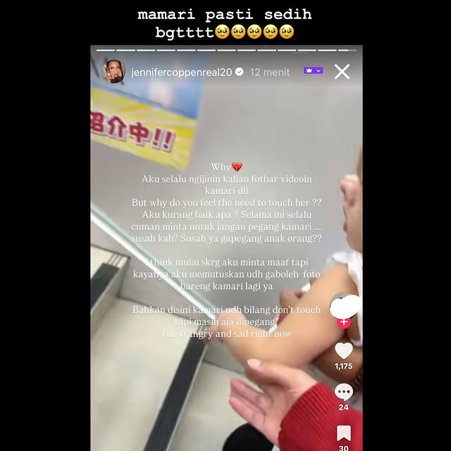 Jennifer Coppen kini tegaskan larang penggemar foto bareng Kamari, ternyata ini penyebab di baliknya